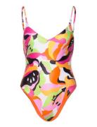 Rio V Neck Piece Seafolly Patterned