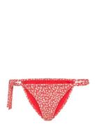 Classic Floral Bikini Bottoms Mango Red