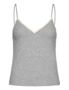 Spaghetti Strap Top Mango Grey