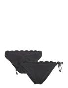 Scallop 2 Pack Cheeky High Leg R Hunkemöller Black