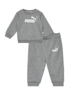 Minicats Ess Crew Jogger Fl PUMA Grey