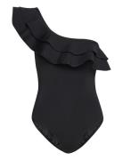 Eleonor -Shoulder Swimsuit Malina Black