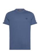 Taped Ringer T-Shirt Fred Perry Blue