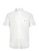 Reg Classic Poplin Ss Shirt GANT White