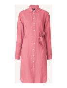 Isa Linen Shirt Dress Lexington Clothing Pink