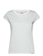 Fine Jersey Stripe Teasy Tee Fav Mads Nørgaard Green