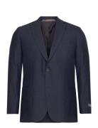 Archie Linen Suit Jkt Morris Navy