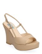 Wedge Sling-Back Apair Beige