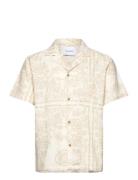 Lesley Paisley Ss Shirt Les Deux Cream