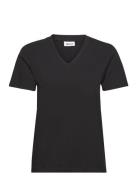 T-Shirt V-Neck Boozt Merchandise Black