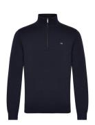 Clay Cotton Half-Zip Sweater Lexington Clothing Navy
