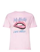 Nmbrandy Valentine S/S T-Shirt Jrs Fwd NOISY MAY Pink