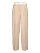 Two Color Wide Pants REMAIN Birger Christensen Beige