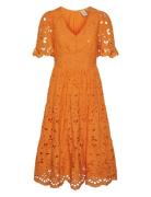 Yaskanikka 2/4 Midi Dress YAS Orange