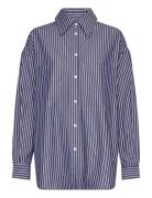 Lenaire Blue And White Stripe Shirt ALOHAS Blue