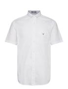 Reg Poplin O.shield Ss Shirt GANT White