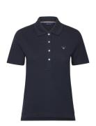 Emb Original Shield Pique Polo GANT Navy