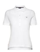 Emb Original Shield Pique Polo GANT White