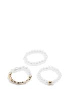 Pckolisa A 3-Pack Ring Pieces Gold
