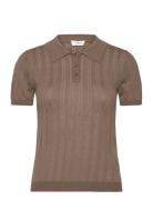 Knit Polo Rosemunde Brown