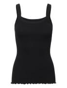 Organic Cotton Strap Top Rosemunde Black