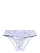 Striped Bikini Bottom Mango Blue