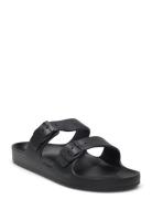 Flip Flops Buckles Mango Black