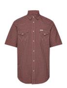 Ss Western Shirt Wrangler Orange