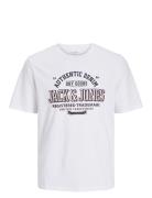 Jjelogo Tee Ss O-Neck 2 Col Aw24 Sn Jack & J S White