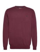 Mcs O-Neck Knit Tyler Men MCS Burgundy