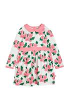 Roses Aop Ls Dress Mini Rodini Pink