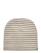 Beanie Melange Rib Huttelihut Beige