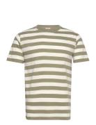 Striped T-Shirt Héritage Armor Lux Khaki