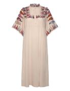 Peytonll Midi Dress 3/4 Lollys Laundry Beige