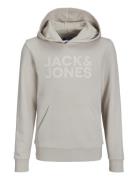 Jjecorp Logo Sweat Hood Noos Jnr Jack & J S Grey