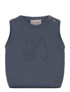 Vest Knit Minymo Blue