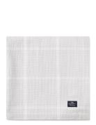 Cotton/Linen Pepita Check Tablecloth Lexington Home Grey