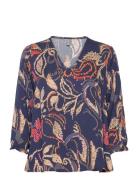 Cufonda Blouse Culture Blue