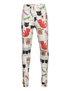 Clairvoyant Cats Aop Leggings Mini Rodini Patterned