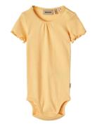 Rib Body S/S Edna Wheat Yellow