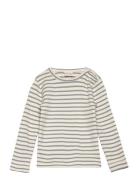 T-Shirt L/S Modal Striped Petit Piao Grey