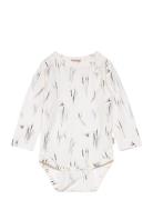 Body L/S Printed Petit Piao White