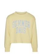 Vmbrenda Ls Slit Sweat Jrs Girl Vero Moda Girl Yellow