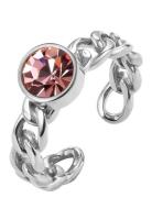 Lima Chain Ring Bud To Rose Silver