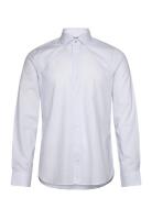 Square Dobby Slim Fit Shirt Michael Kors White