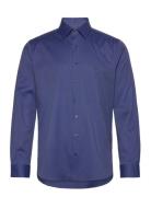 Diamond Dobby Slim Shirt Michael Kors Blue