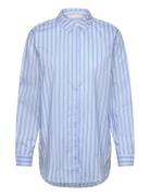 Srbeate Ls Shirt Striped Soft Rebels Blue