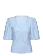 Rifagz Ss Balloon Blouse Gestuz Blue