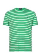 Classic Fit Striped Jersey T-Shirt Polo Ralph Lauren Green