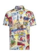 Standard Fit Printed Jersey Polo Shirt Polo Ralph Lauren Patterned